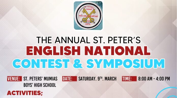 St Peters Boys Mumias to Hold Annual English Contest This Saturday