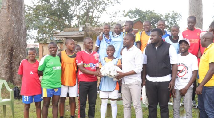 Ngashira Care Foundation Gifts Butere’s Red Commandos with Balls