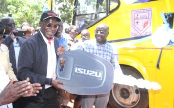 MP Aseka Donates New School Bus to St. Stephen’s Mulwanda Secondary School