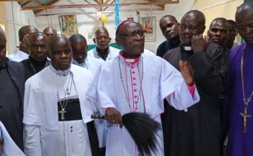 Bishop Okute Visits St. Anne’s Masaba Mission, Calls for Stronger Youth Guidance and Church Unity
