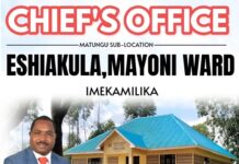 Matungu Set to Commission Ultra-Modern Chief’s Office as MP Peter Oscar Nabulindo Pushes Grassroots Development