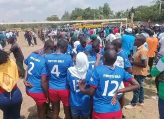 Mwitoti Girls’ Shock Volleyball Giants Lugulu Girls’ to Clinch Western Crown.