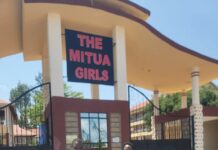 HOD Mathematics Gifts Chief Principal a Ram in Appreciation of Exceptional Leadership at Mitua School.