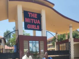 HOD Mathematics Gifts Chief Principal a Ram in Appreciation of Exceptional Leadership at Mitua School.