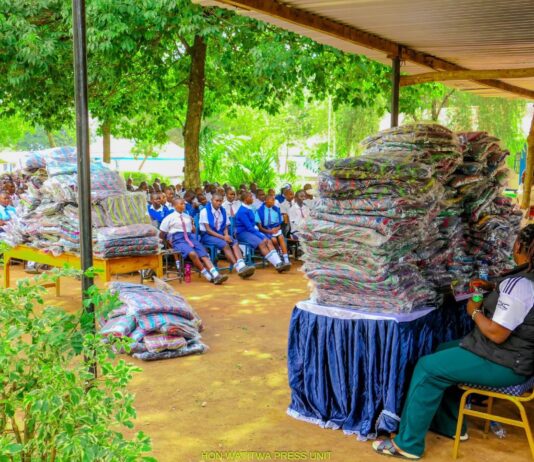 Hope Restored at St. Maurice Mwira Senior School as Fredrick Watitwa Foundation Donates 250 Blankets to Fire Victims